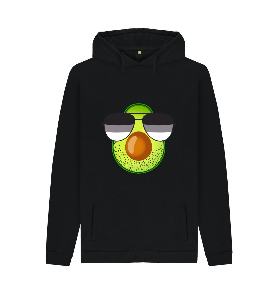 Black Guac Bottom Logo Hoodie - Men's