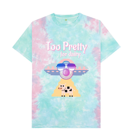 Pastel Tie Dye Too Pretty For Dairy Shirt - Men's