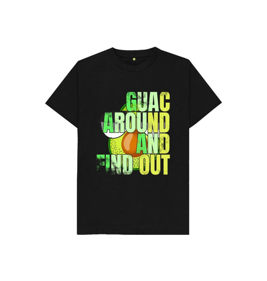 Black Guac Around Tee - Kid's